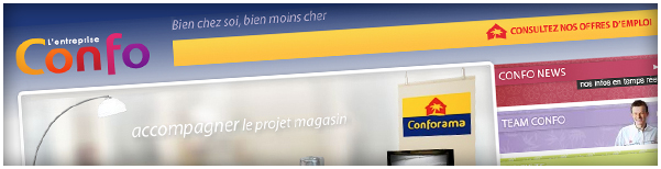 Création Agence Dn'D - Site Internet Conforama Création Agence Dn'D - Site Internet Conforama