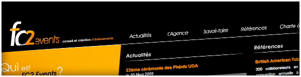 Création Agence Dn'D - Site Internet FC2 Events Création Agence Dn'D - Site Internet FC2 Events