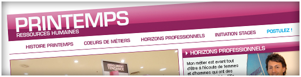 Création Agence Dn'D - Site Internet Printemps Création Agence Dn'D - Site Internet Printemps
