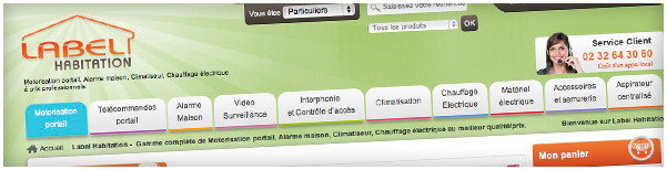 Création Site Magento Label Habitation par l'agence DnD
