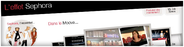 Création Agence Dn'D - Site RH Sephora