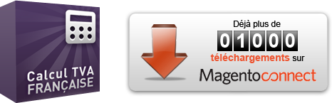 Extension Magento Correction Probleme TVA 1000 telechargements