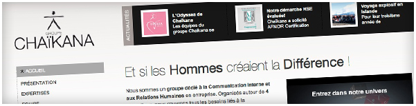 création Agence DnD pour Groupe Chaikana