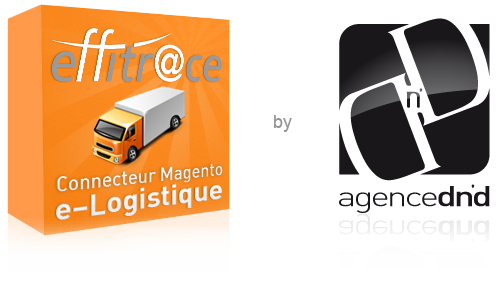 Extension logistique e-commerce Magento Effitrace par l'agence Dn'D