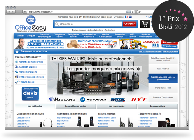 Premier Prix pour OfficeEasy.fr