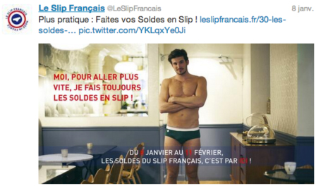 Tweet Soldes Le Slip Français
