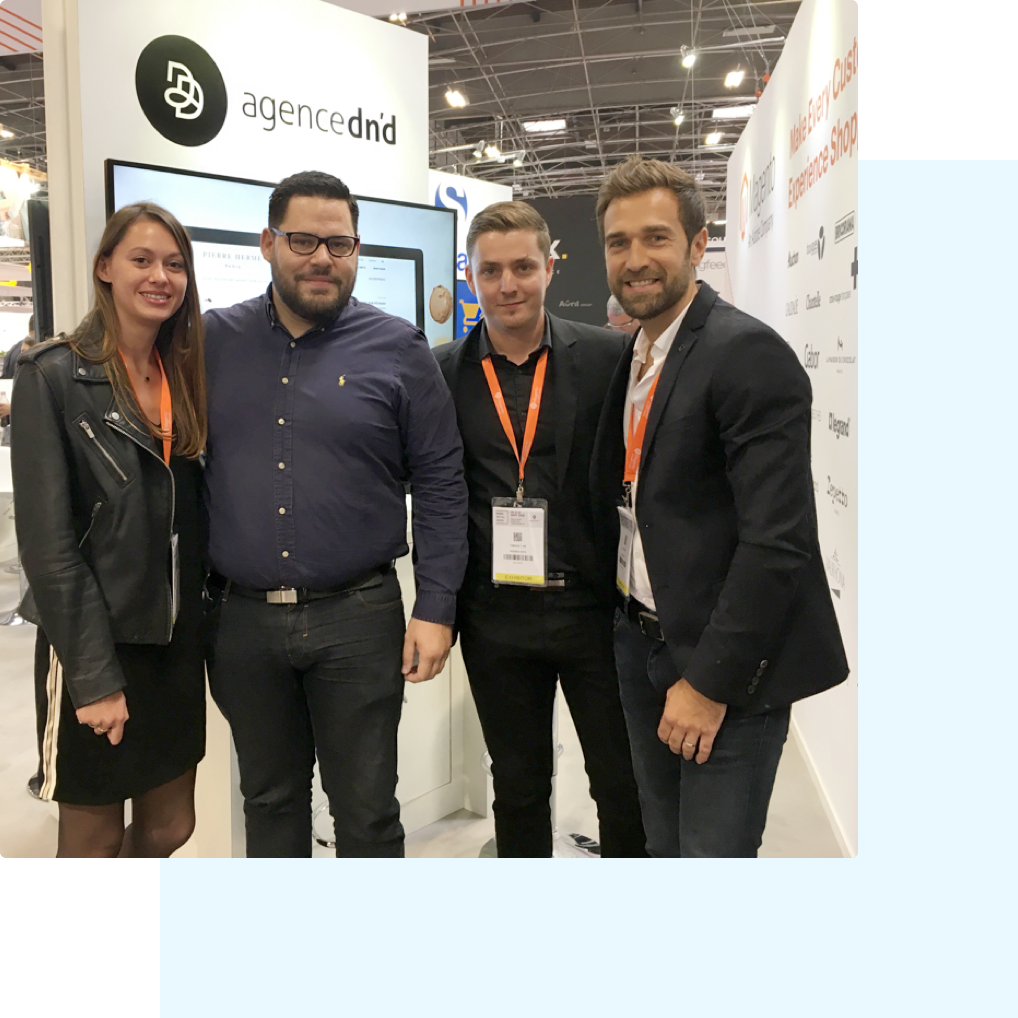team Agence Dn'D à Paris Retail Week