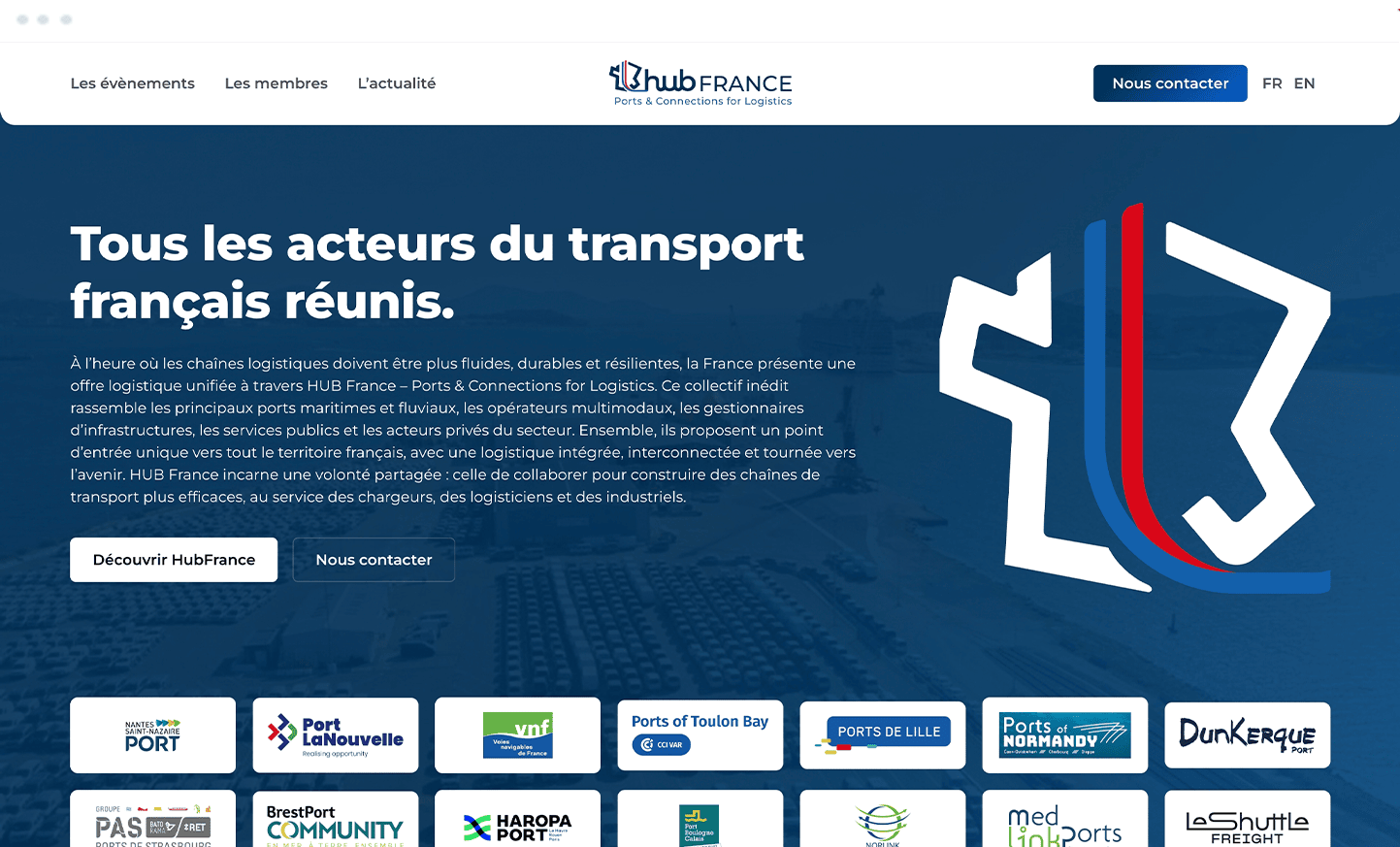 Image desktop du projet HUB France