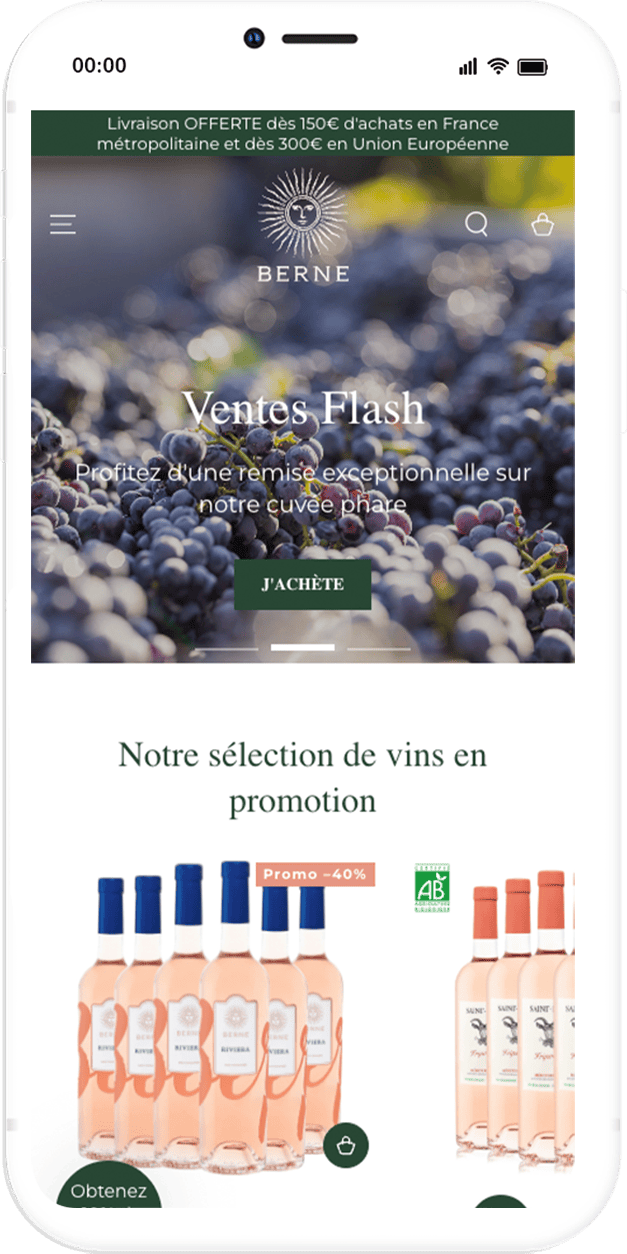 Image mobile du projet Château de Berne Vin