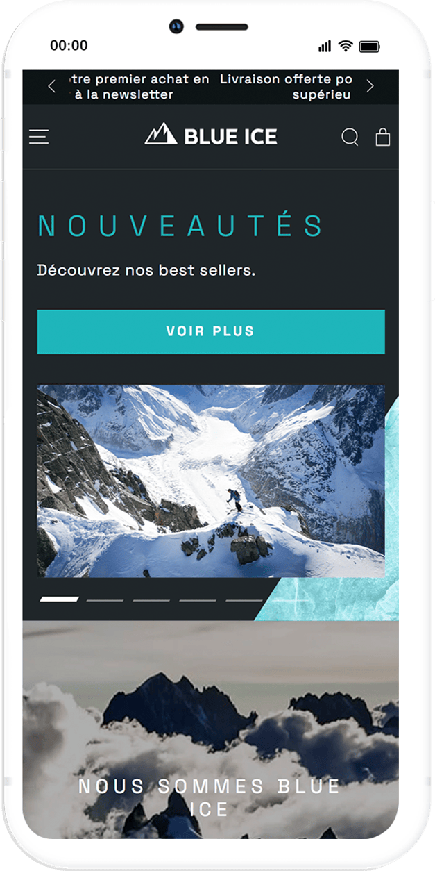 Image mobile du projet Blue Ice