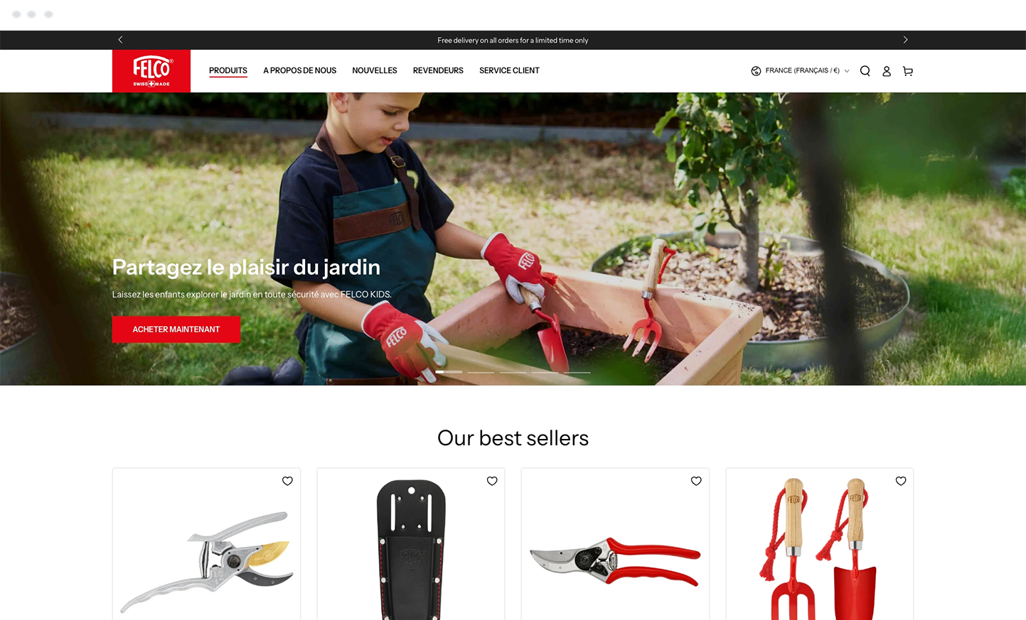 Image desktop du projet Felco