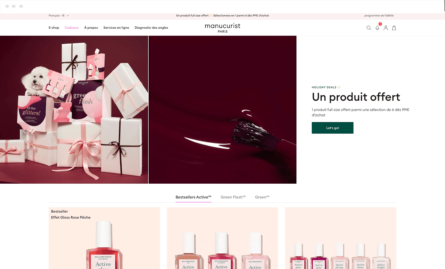 Image desktop du projet Manucurist