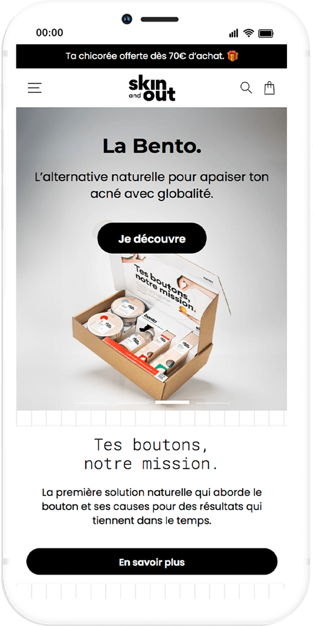 Image mobile du projet Skin & Out