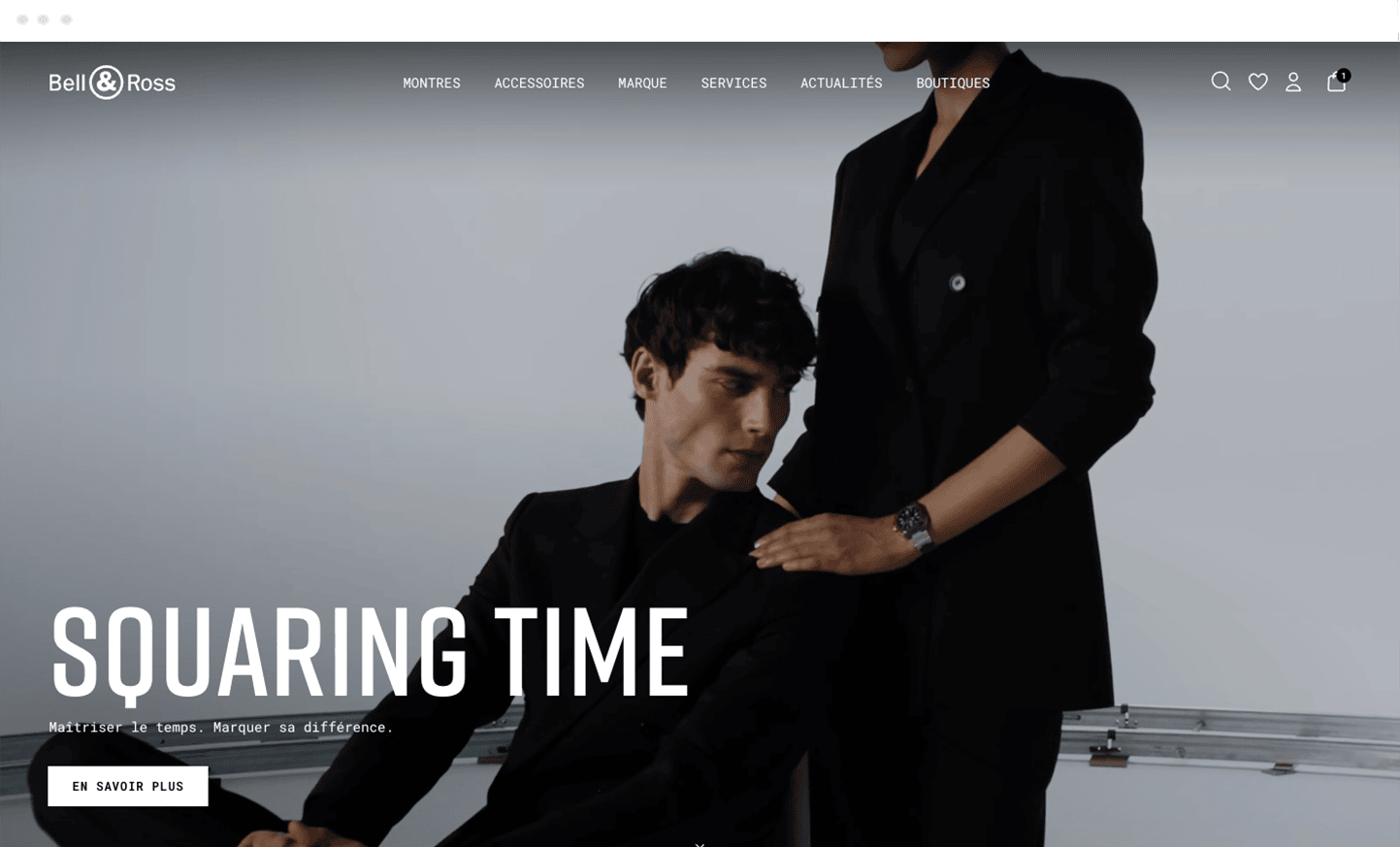 Image desktop du projet Bell & Ross