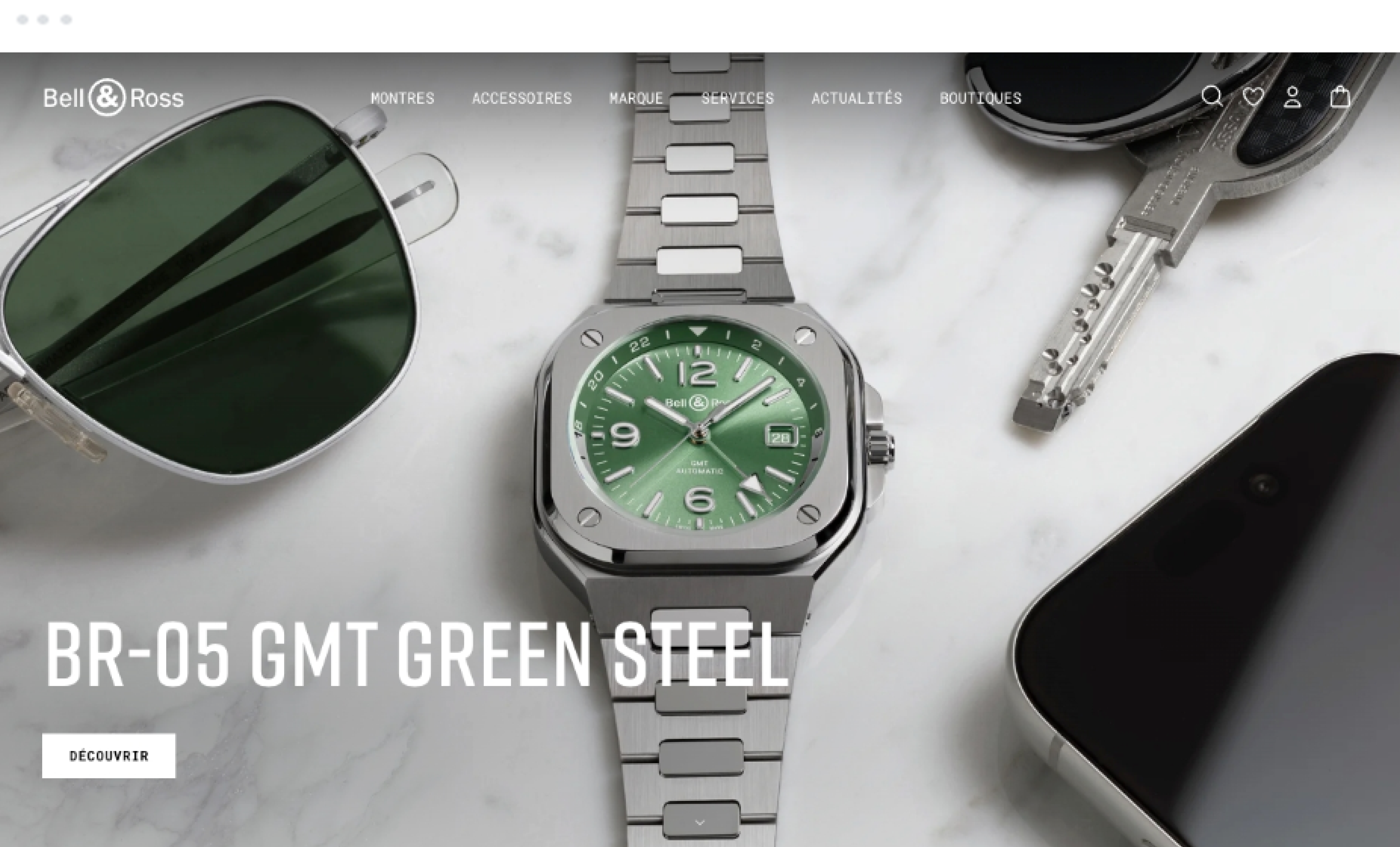 Image desktop du projet Bell & Ross