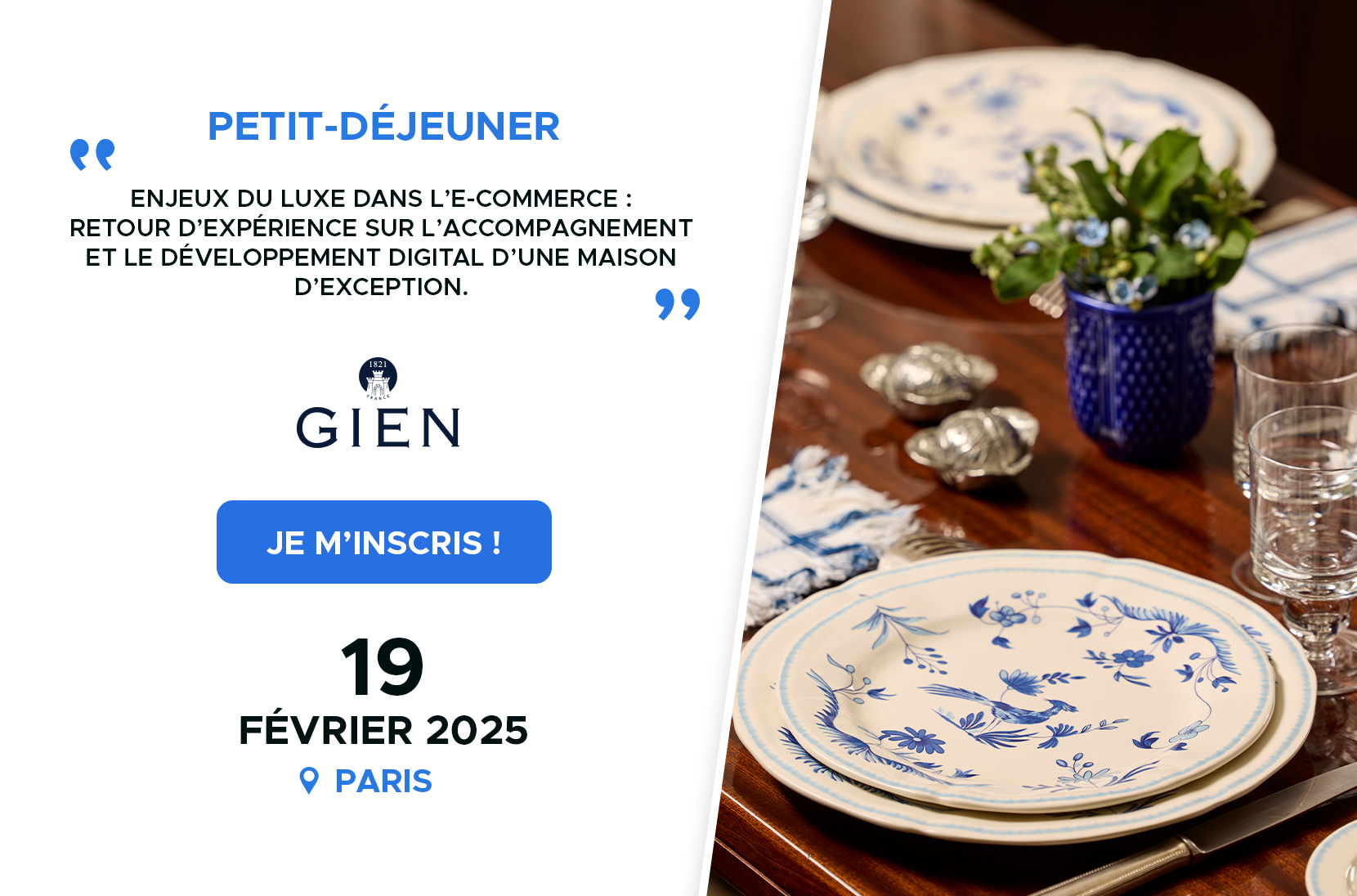 Petit-déjeuner exclusif