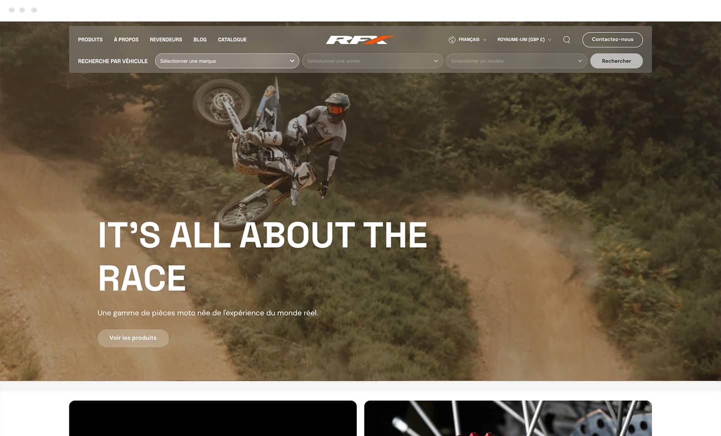 Image desktop du projet RFX Racing