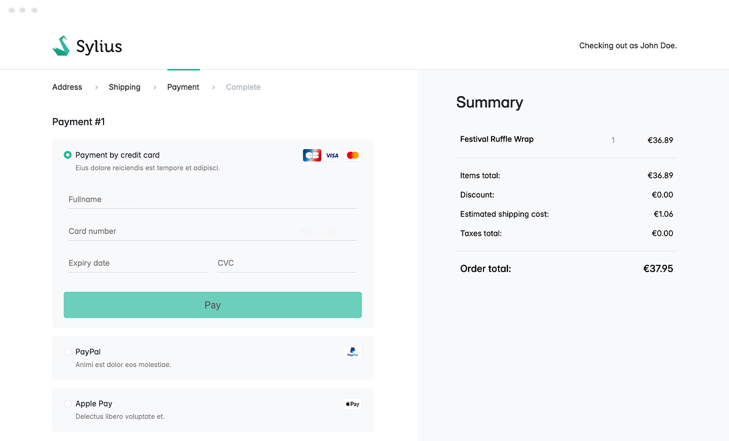 Image desktop du projet HiPay – Plugin Sylius