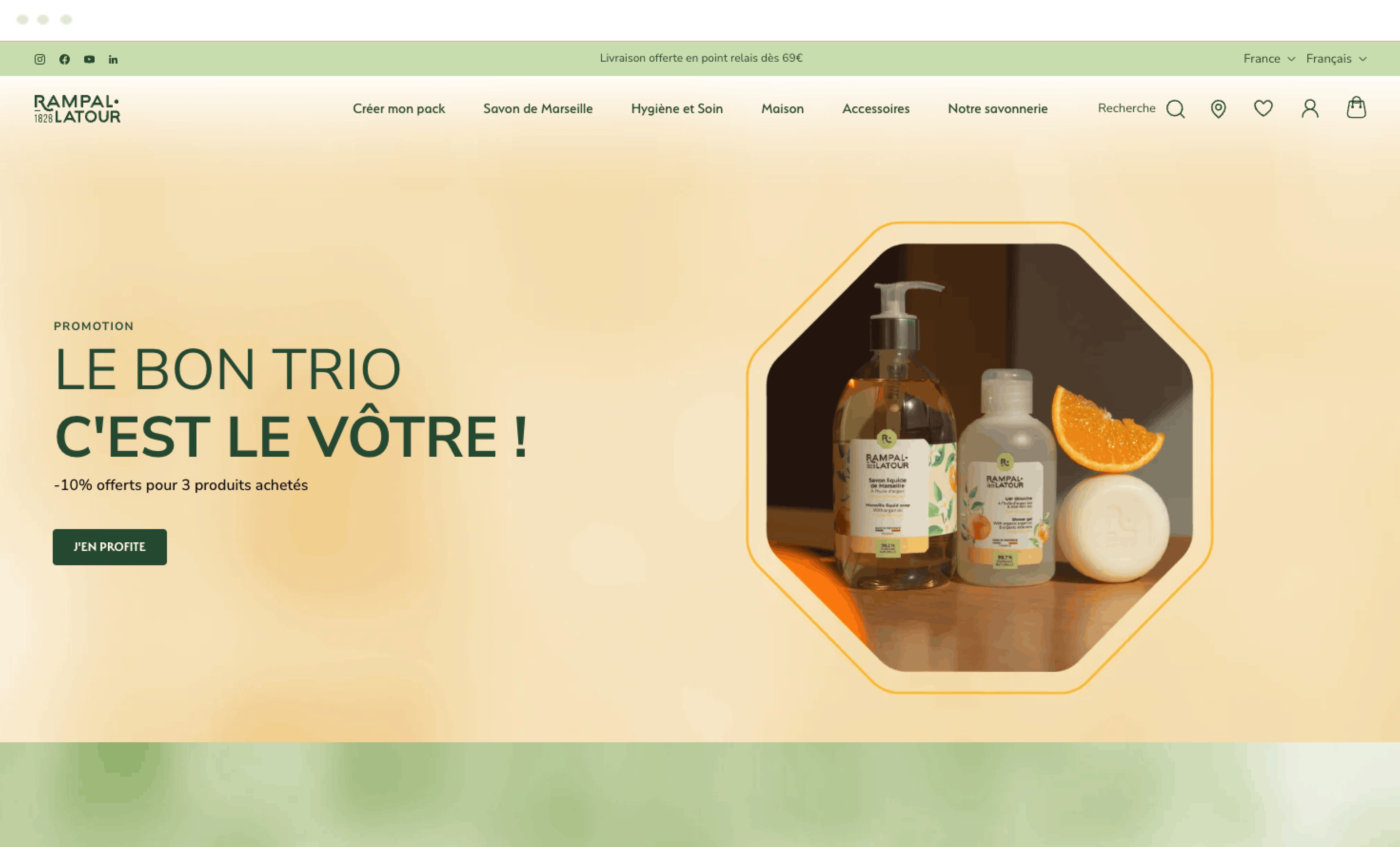 Image desktop du projet Rampal Latour